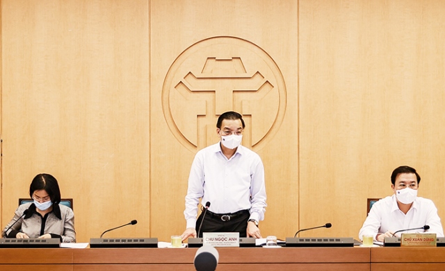 河内市人委会主席朱玉英：要求全市严守疫情防控防线